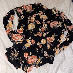Flowy rose blouse